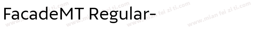 FacadeMT Regular字体转换